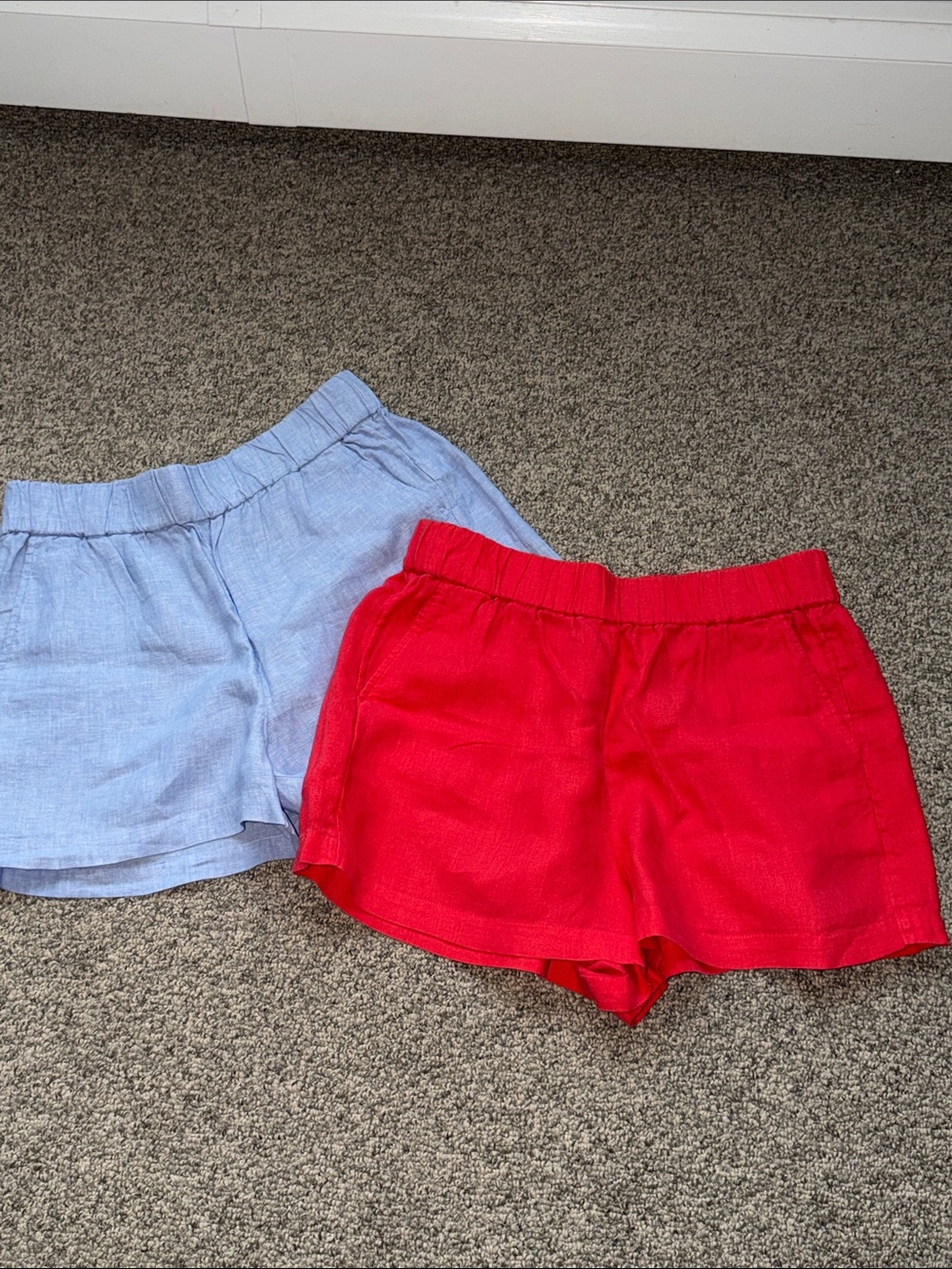 Jcrew Trapeze Linen shorts size m